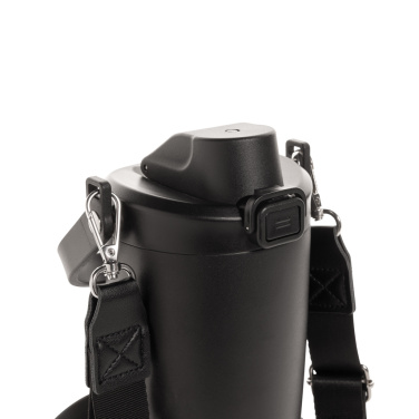 Logotrade Geschäftsgeschenke das Foto: Avira Ayala Crossbody Duosip Becher aus RCS rec. Stahl