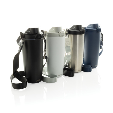 Logotrade werbemittel das Foto: Avira Ayala Crossbody Duosip Becher aus RCS rec. Stahl