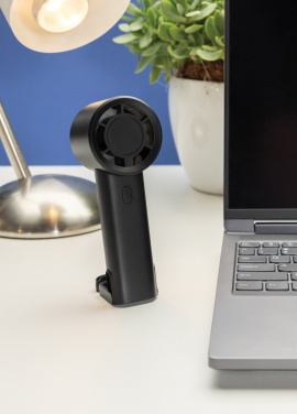 Logotrade Geschäftsgeschenke das Foto: Twist wiederaufladbarer tragbarer Ventilator aus RCS rABS