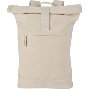 Logotrade Werbegeschenke das Foto: Recanvas 14” GRS recycelter Rolltop-Rucksack 16L