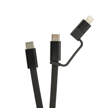 Logotrade Werbeartikel das Foto: Arc ultradünnes 60W 2-in-1 Magnetkabel