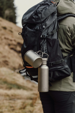 Logotrade Geschäftsgeschenke das Foto: Nordic Drift Trail Ultraleichte Titan-Wasserflasche 600ml