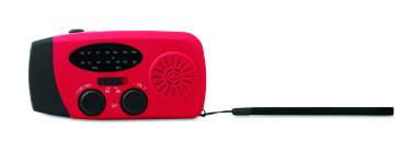 Logotrade Geschäftsgeschenke das Foto: AM/FM Radio SOS mit Taschenlampe