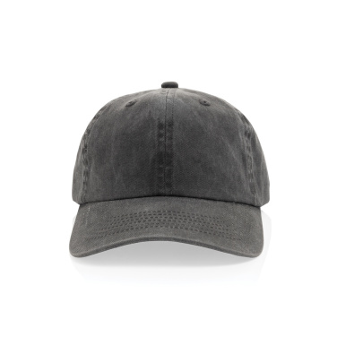 Logotrade Logogeschenke das Foto: BEAU AWARE™ Washed 6-Panel Kappe aus 270gr/m² Baumwolltwill