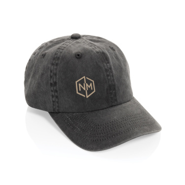 Logotrade Geschäftsgeschenke das Foto: BEAU AWARE™ Washed 6-Panel Kappe aus 270gr/m² Baumwolltwill