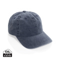 BEAU AWARE™ Washed 6-Panel Kappe aus 270gr/m² Baumwolltwill, Marine
