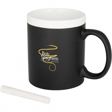 Logo trade promotional items picture of: Chalk-write 330 ml ceramic mug