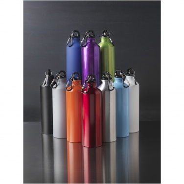 Logotrade promotional merchandise photo of: Oregon 770 ml matte water bottle with carabiner