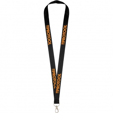 Logo trade business gifts image of: Impey lanyard with convenient hook