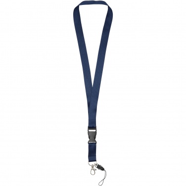 Logo trade promotional merchandise picture of: Sagan phone holder lanyard with detachable buckle