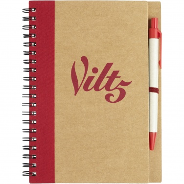 Logo trade corporate gift photo of: Priestly recycled notebook with pen