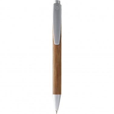 Logo trade advertising products image of: Borneo bamboo ballpoint pen