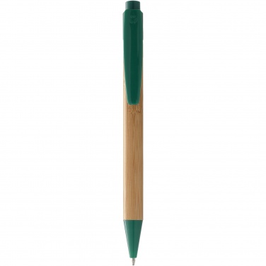 Logo trade promotional items image of: Borneo bamboo ballpoint pen