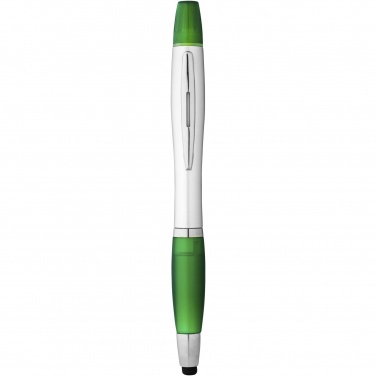 Logo trade promotional giveaways picture of: Nash stylus ballpoint pen and highlighter