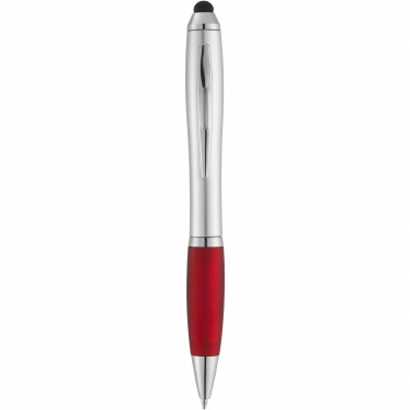 Logotrade promotional product image of: Nash stylus ballpoint with coloured grip