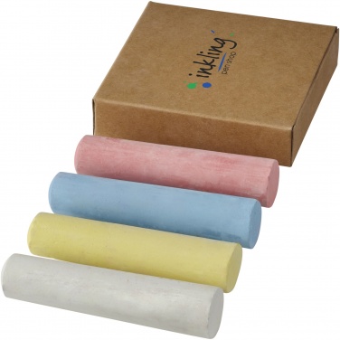 Logotrade promotional product image of: Screech 4-piece chalk set