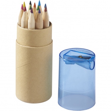 Logotrade promotional merchandise photo of: Hef 12-piece coloured pencil set with sharpener