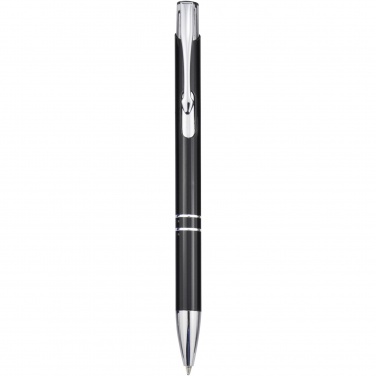 Logotrade promotional giveaways photo of: Moneta aluminium click ballpoint pen (blue ink)