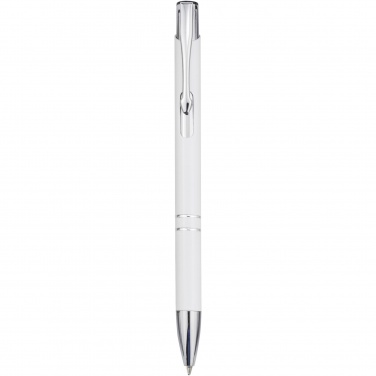 Logo trade promotional item photo of: Moneta aluminium click ballpoint pen (blue ink)