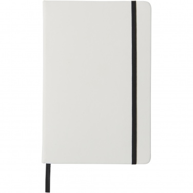 Logotrade corporate gifts photo of: Spectrum A5 white notebook with coloured strap