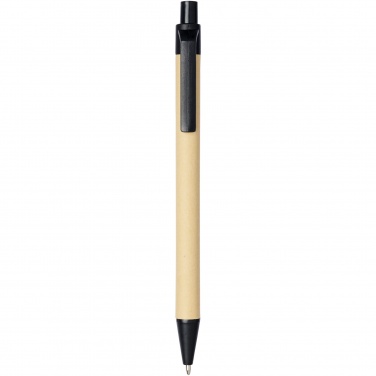 Logotrade advertising product image of: Berk recycled carton and corn plastic ballpoint pen