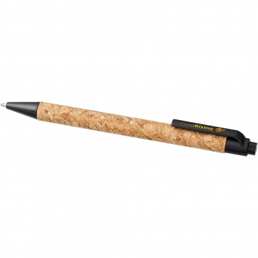 Logotrade promotional gift image of: Midar cork and wheat straw ballpoint pen