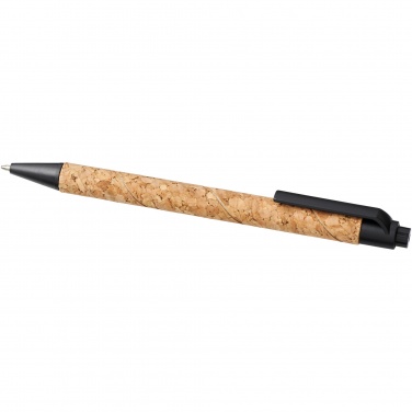 Logotrade promotional giveaway picture of: Midar cork and wheat straw ballpoint pen