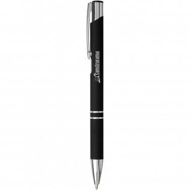 Logo trade promotional products picture of: Moneta soft touch ballpoint pen