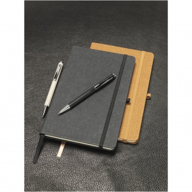 Logotrade promotional giveaway image of: Atlana leather pieces notebook
