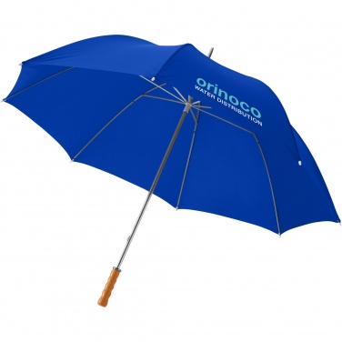 Logo trade corporate gifts image of: Karl 30" golf umbrella with wooden handle
