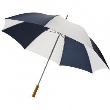 Logo trade promotional merchandise picture of: Karl 30" golf umbrella with wooden handle