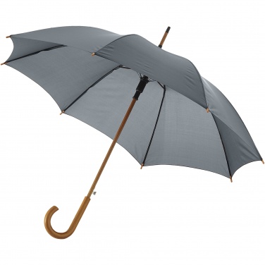 Logotrade promotional merchandise picture of: Kyle 23" auto open umbrella wooden shaft and handle