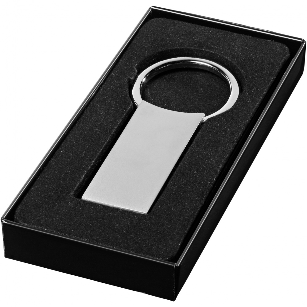Logo trade promotional merchandise picture of: Omar rectangular keychain
