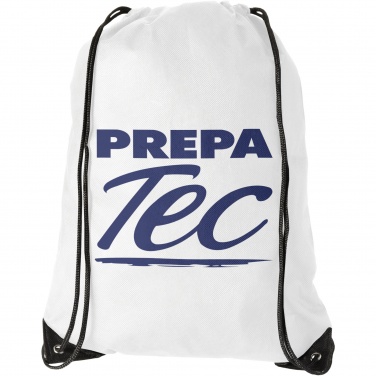 Logo trade promotional merchandise image of: Evergreen non-woven drawstring bag 5L