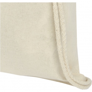 Logo trade promotional items picture of: Oregon 100 g/m² cotton drawstring bag 5L