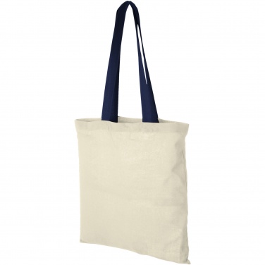 Logo trade promotional giveaways picture of: Nevada 100 g/m² cotton tote bag coloured handles 7L