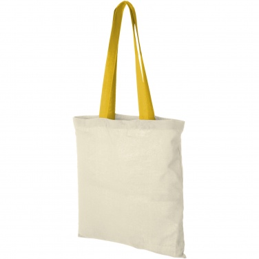 Logotrade promotional gifts photo of: Nevada 100 g/m² cotton tote bag coloured handles 7L