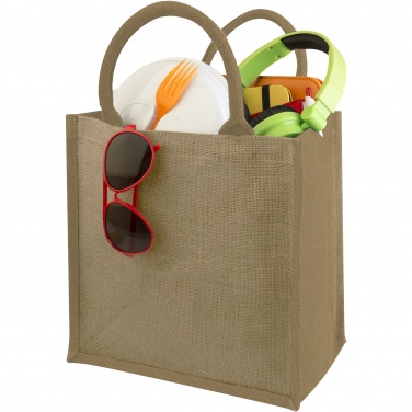 Logo trade promotional giveaway photo of: Chennai jute tote bag 16L