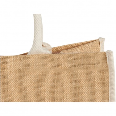 Logotrade corporate gifts photo of: Harry coloured edge jute tote bag 25L