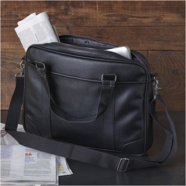 Logotrade promotional product picture of: Oxford 15.6" slim laptop briefcase 5L