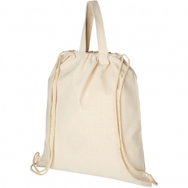 Logo trade promotional items picture of: Pheebs 210 g/m² recycled drawstring bag 6L