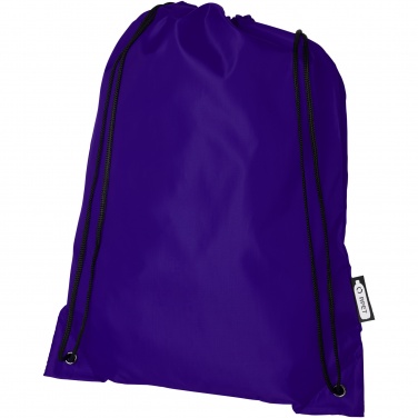 Logo trade advertising products image of: Oriole RPET drawstring bag 5L