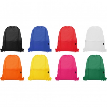 Logo trade promotional merchandise photo of: Oriole mesh drawstring bag 5L