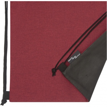 Logo trade promotional merchandise photo of: Ross RPET drawstring bag 5L
