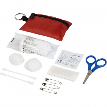 Logo trade corporate gift photo of: Valdemar 16-piece first aid keyring pouch