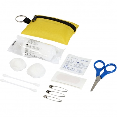 Logo trade corporate gifts picture of: Valdemar 16-piece first aid keyring pouch