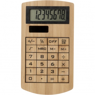 Logotrade corporate gift picture of: Eugene calculator made of bamboo