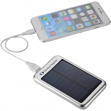 Logo trade advertising product photo of: Bask 4000 mAh solar power bank