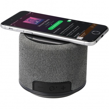 Logotrade promotional giveaway picture of: Fiber 3W wireless charging Bluetooth® speaker