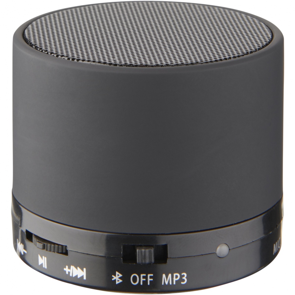 Logo trade promotional giveaways picture of: Duck cylinder Bluetooth® speaker with rubber finish